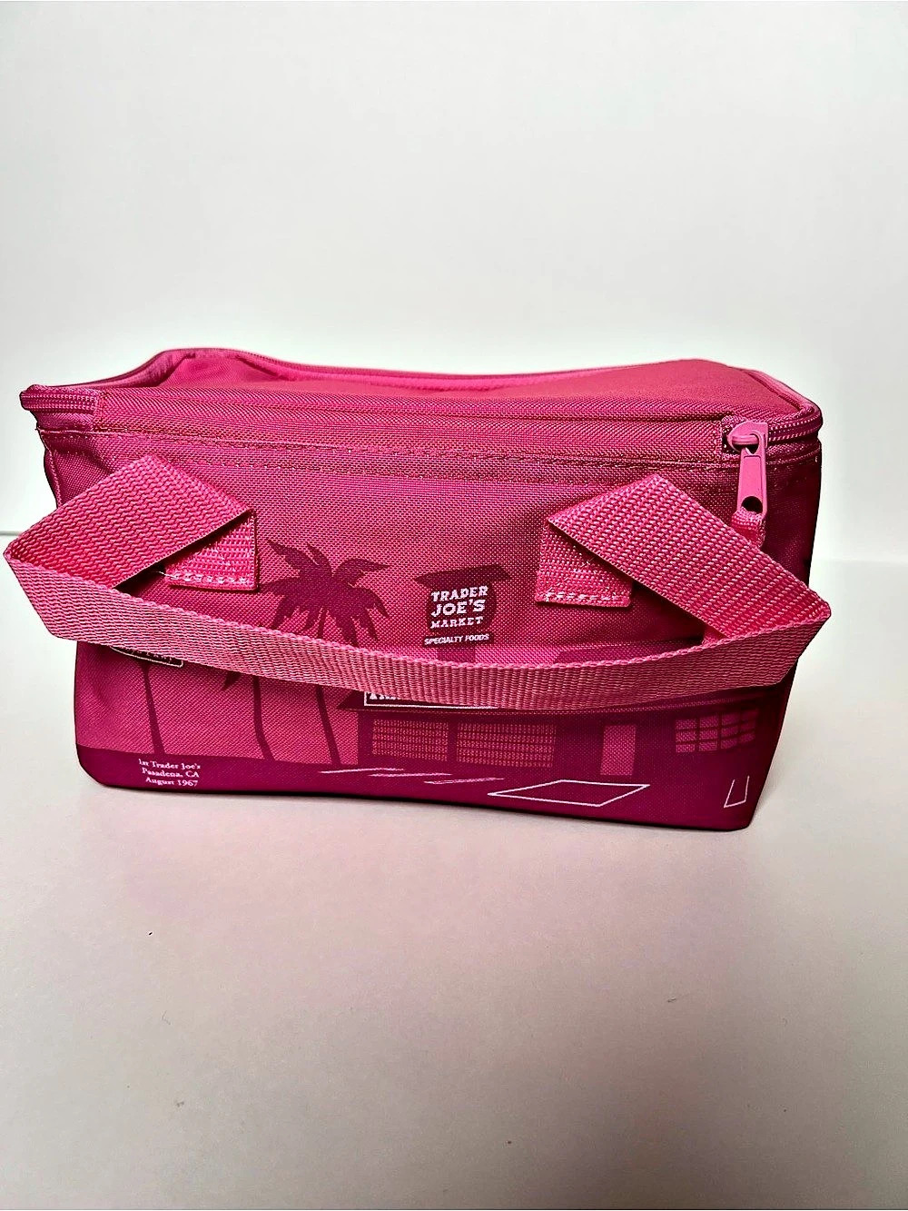 Trader Joe's Mini Insulated Bag Pink